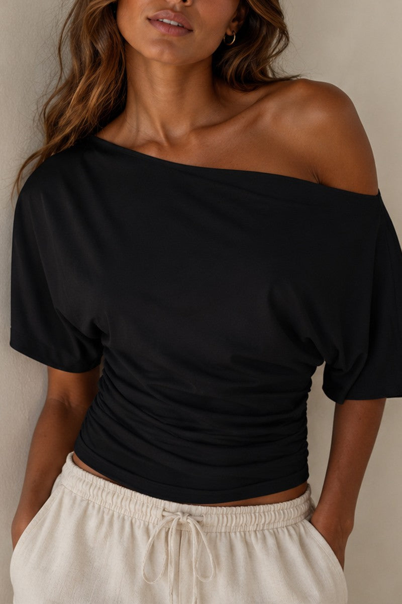Vieques Side-Ruched Top