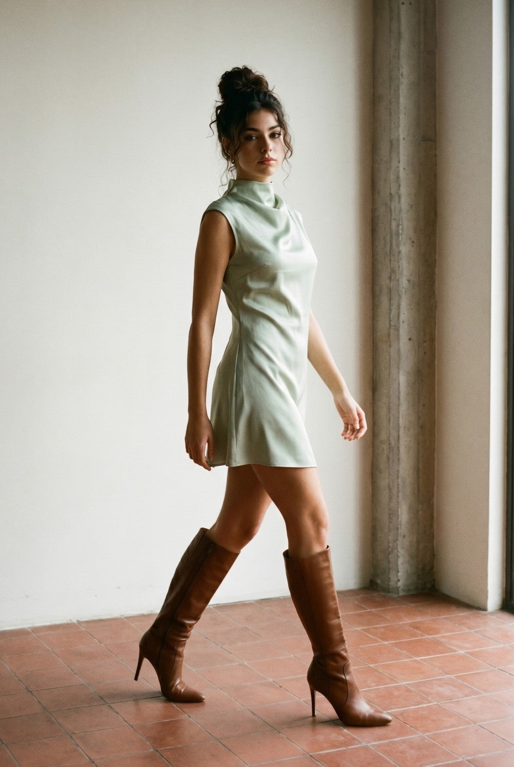 Mint Classic Mini Dress