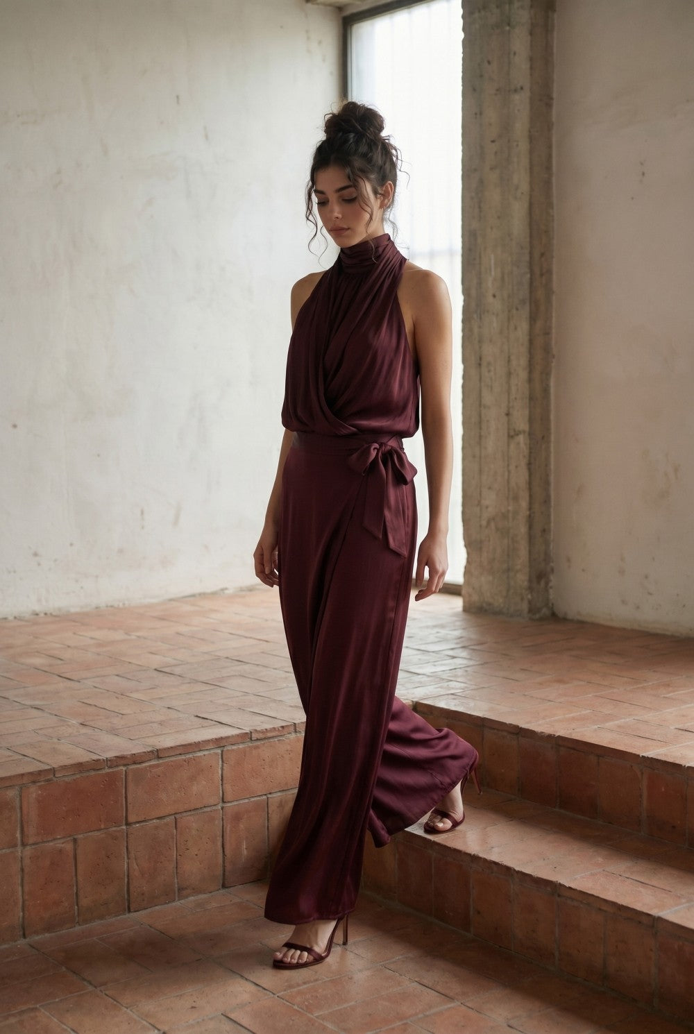 Palmanova Satin Pant Set