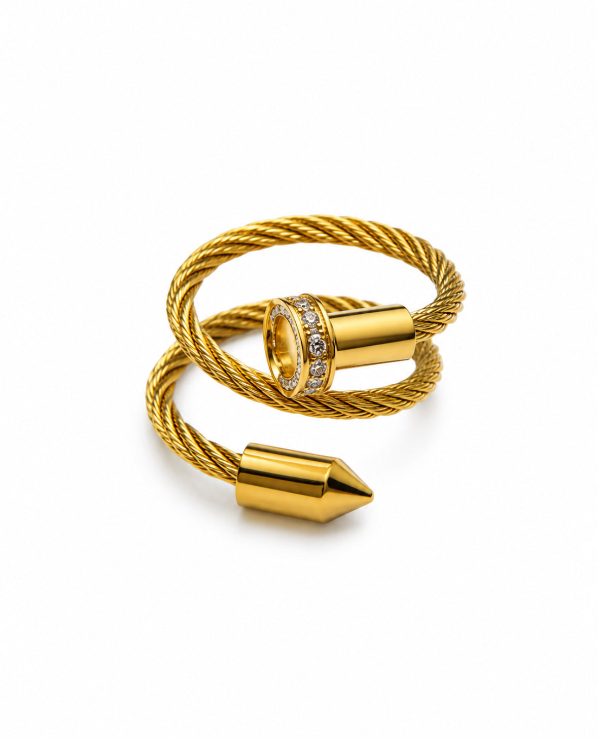 Anillo espiral de cable