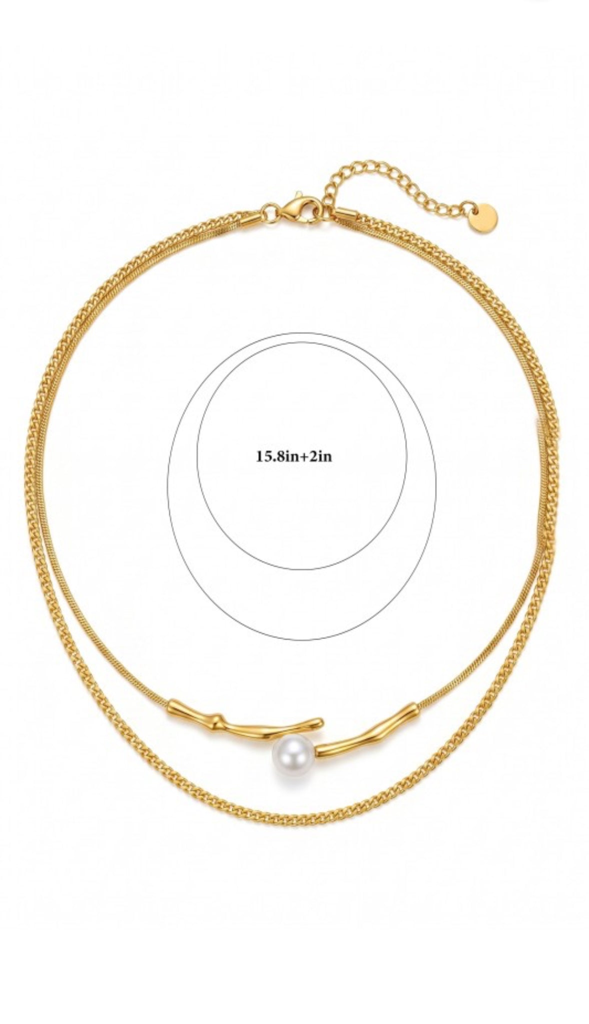 Luna Pearl Layered Necklace