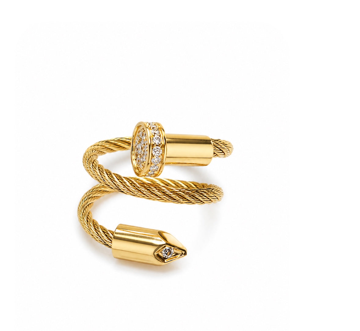 Anillo espiral de cable