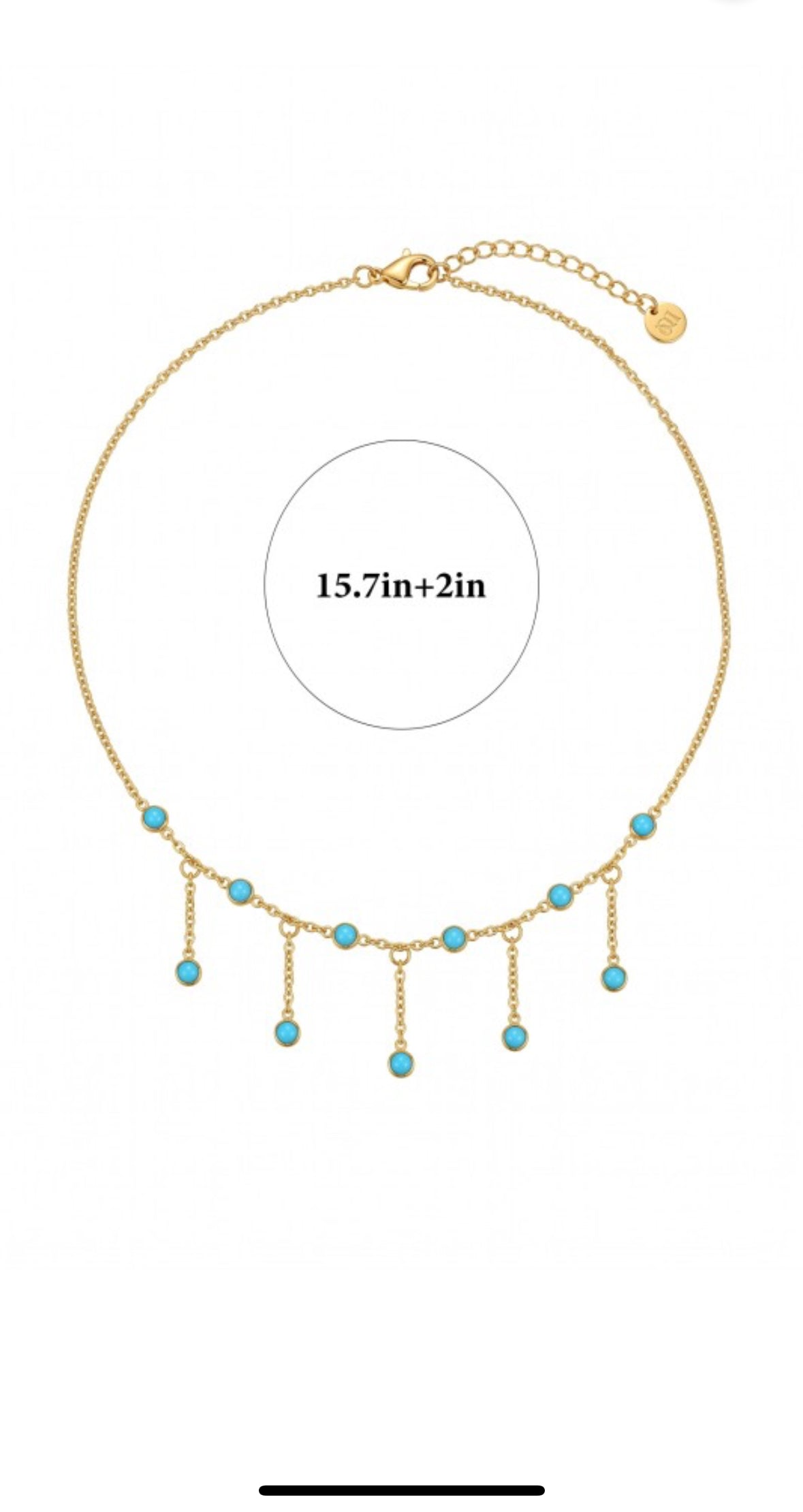 Collar colgante Azura