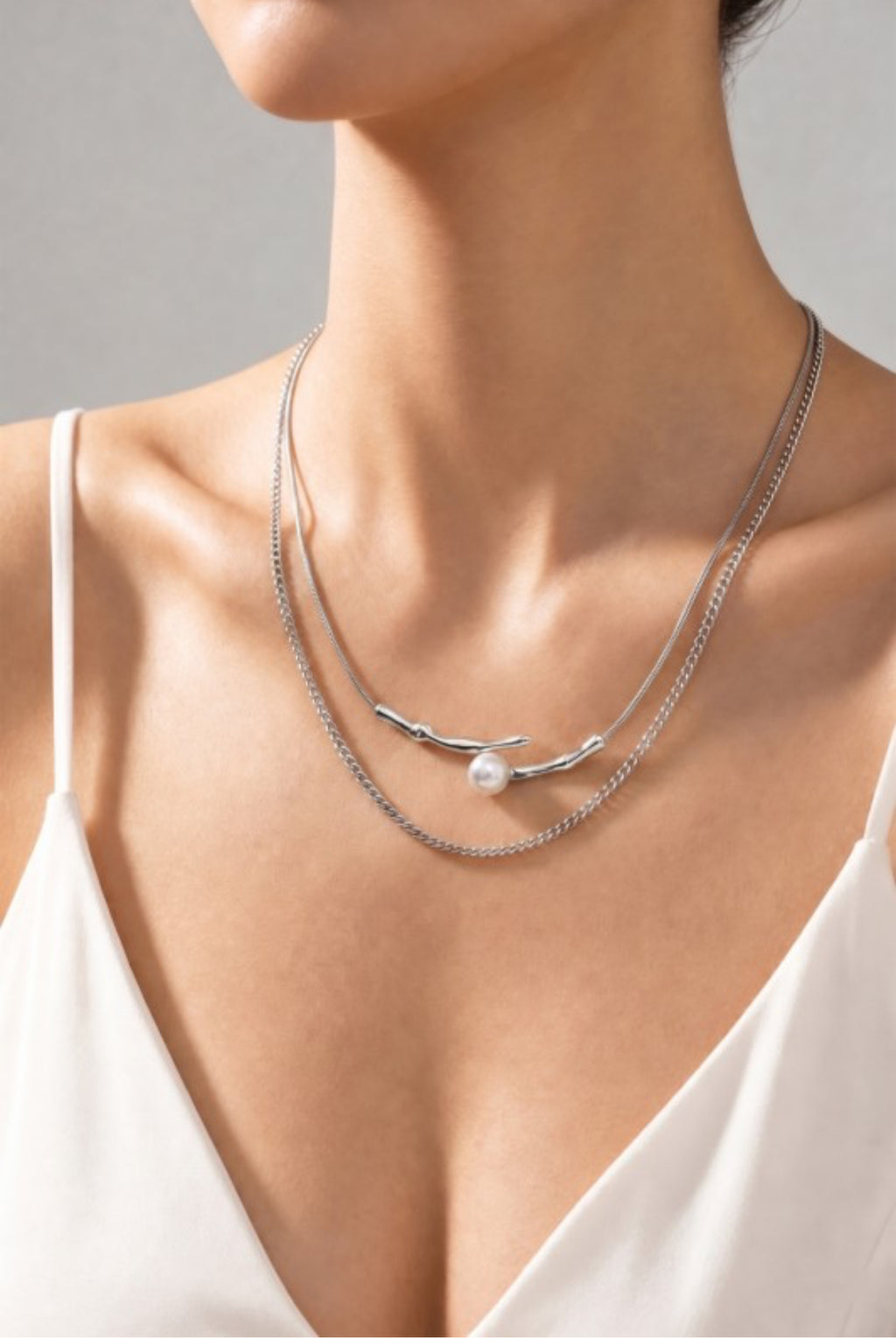Luna Pearl Layered Necklace