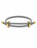 Gray Cord Bracelet