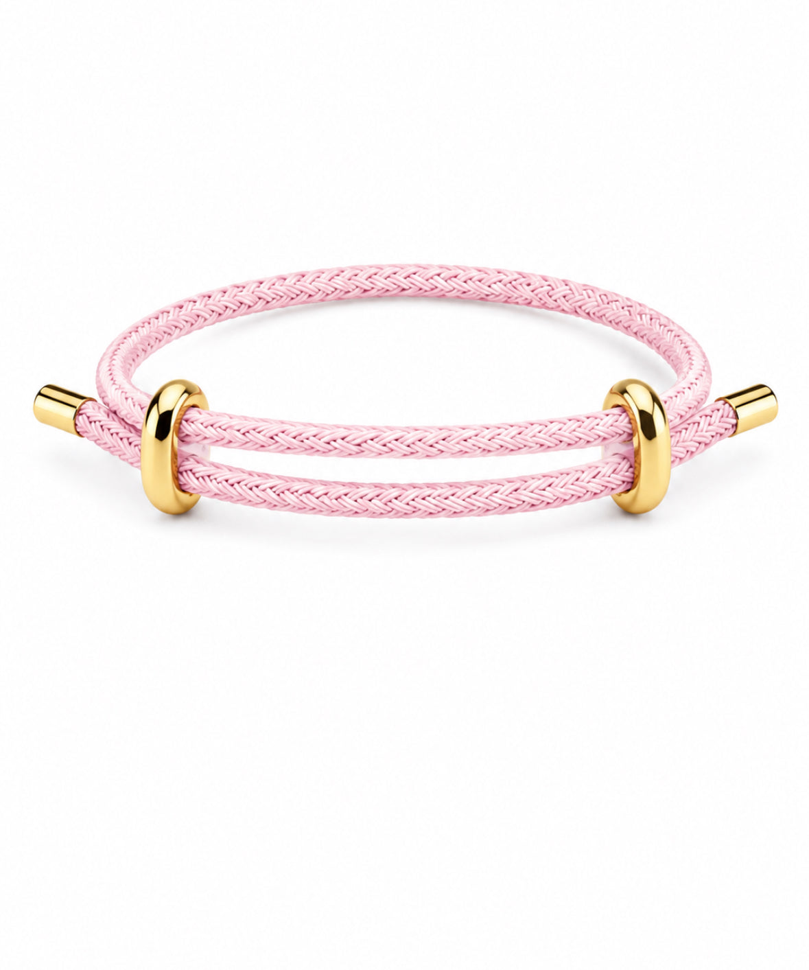 Pulsera de cordón rosa