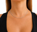 Ondine Wavy Necklace - Silver