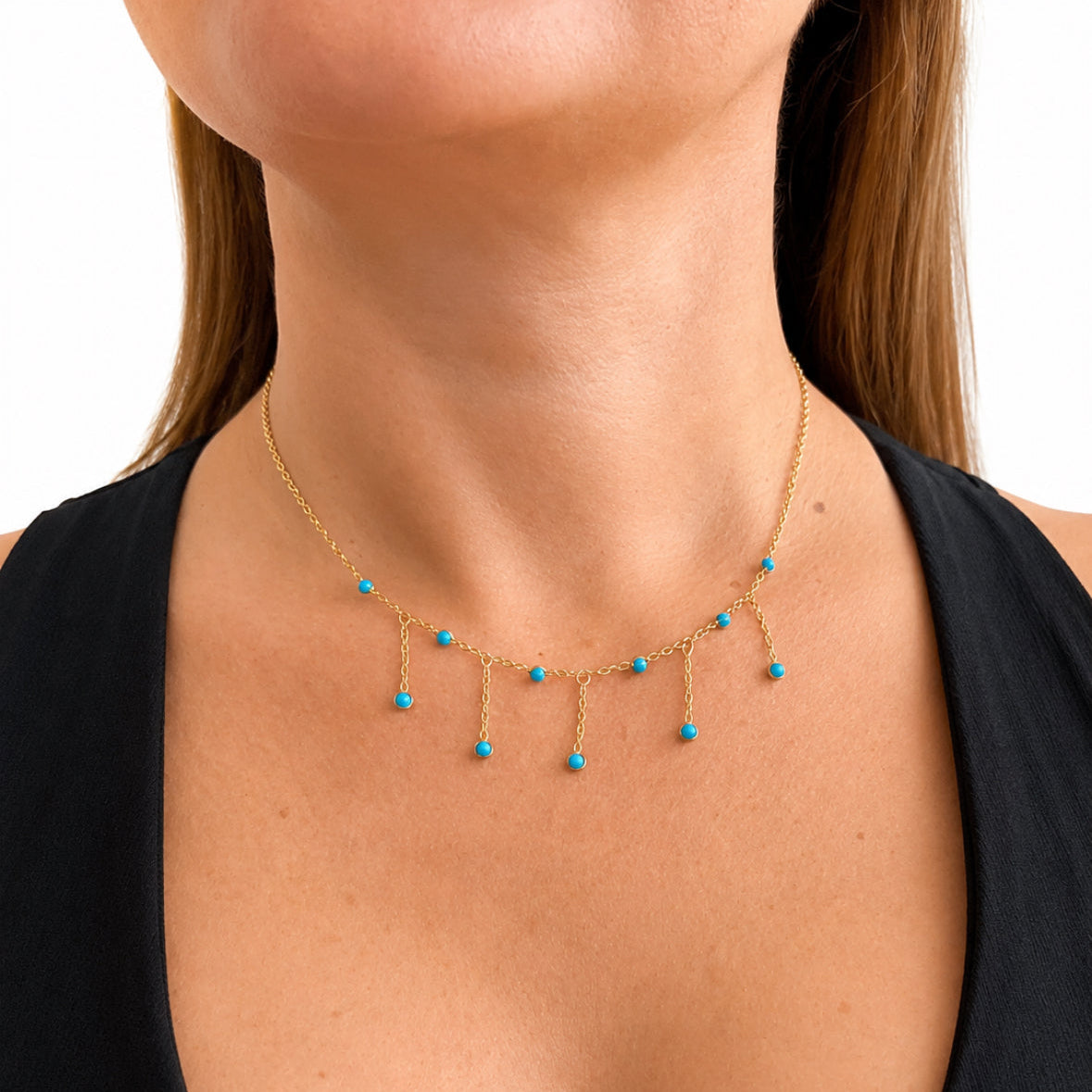 Collar colgante Azura
