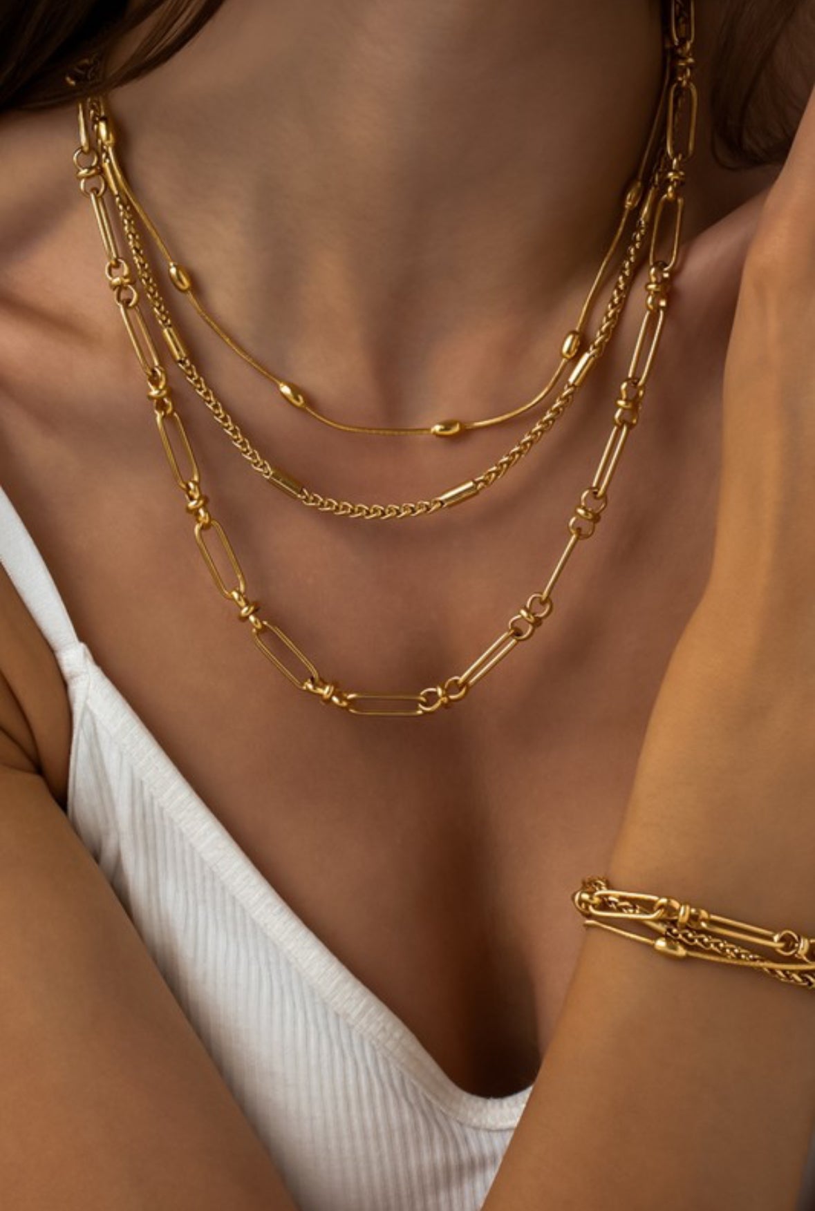 Collar en capas Solsticio
