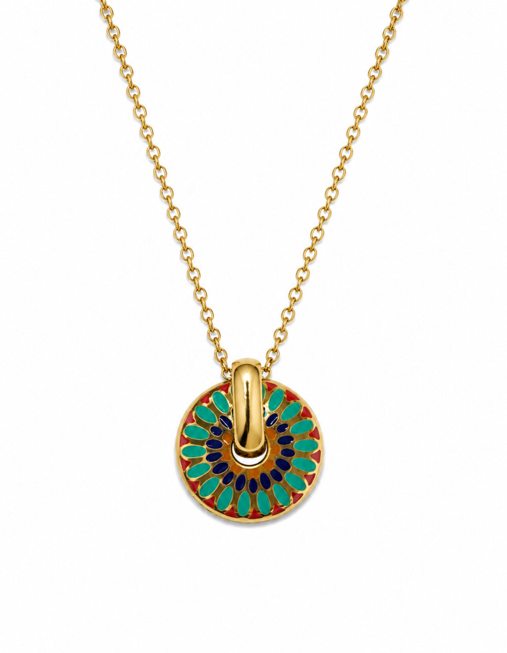 Mosaic Sun Necklace