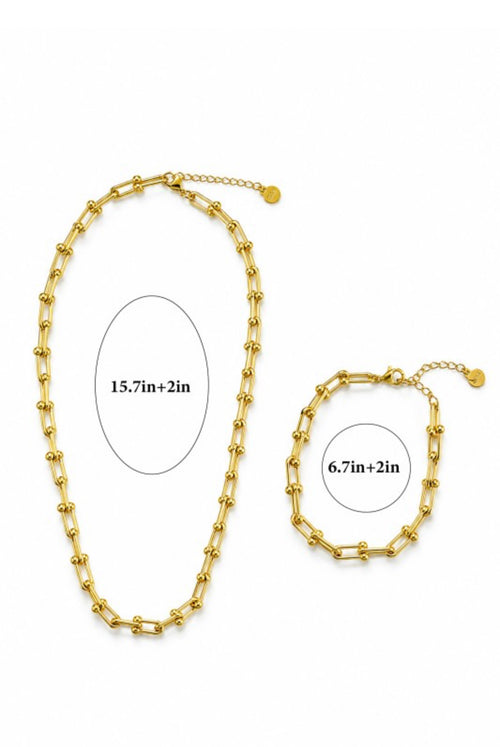 Collar Aurelia U-Link - Plata
