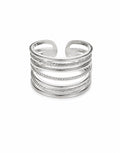 Silver Layered Ring