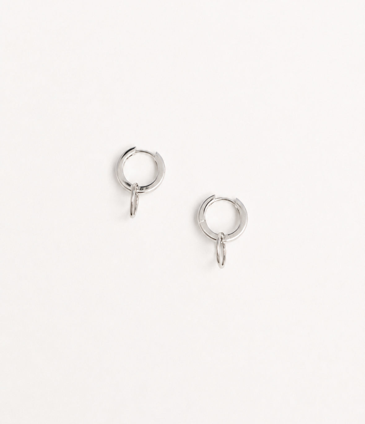 Luna Duality Hoops -Silver