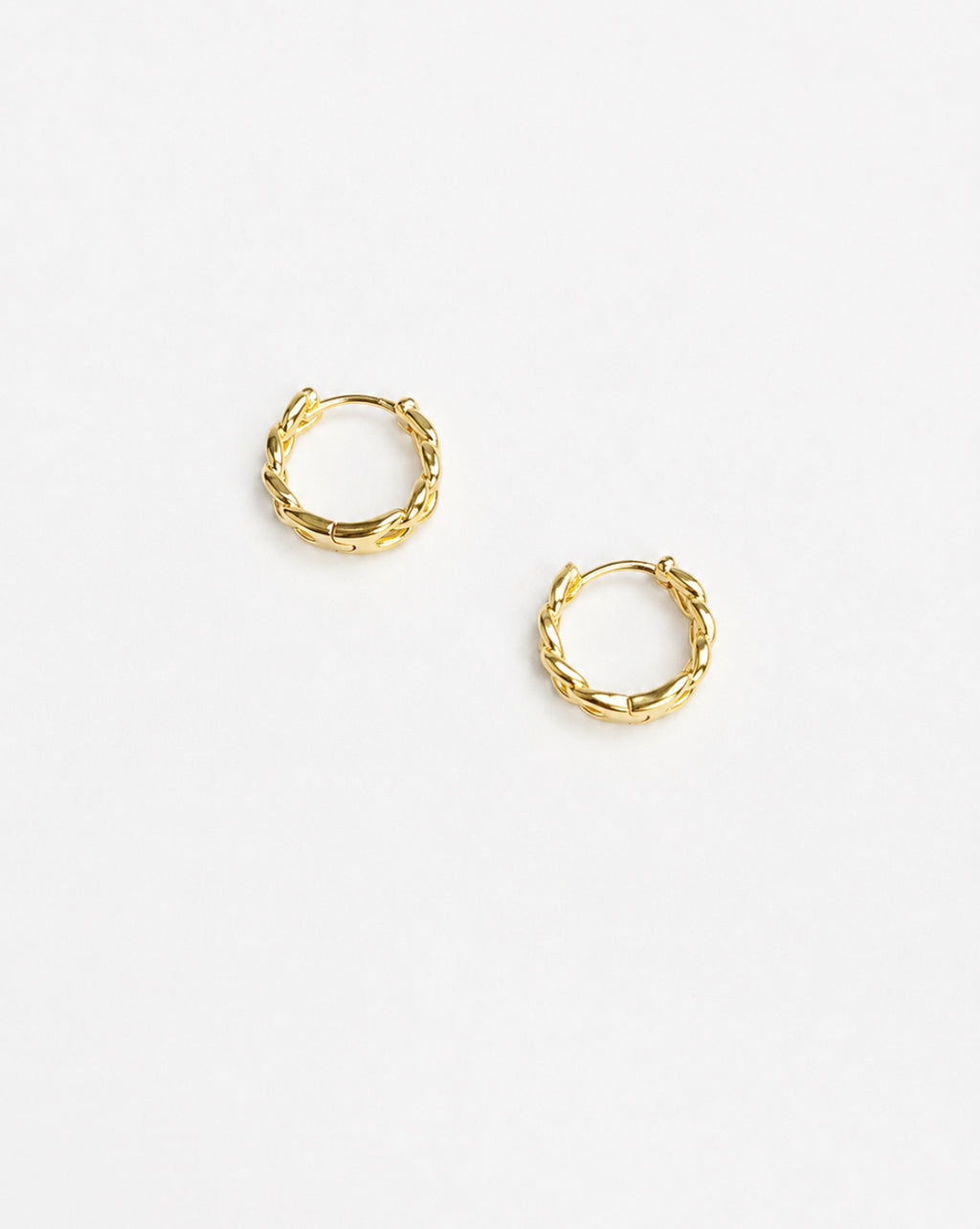 Lunar Link Hoops Gold