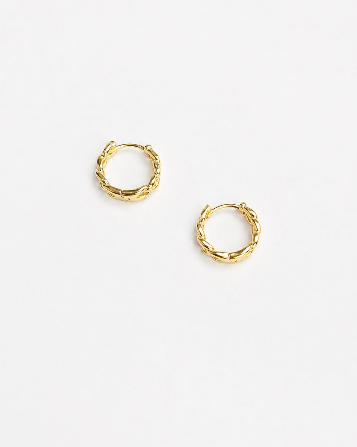 Lunar Link Hoops Gold