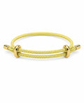 Yellow Cord Bracelet