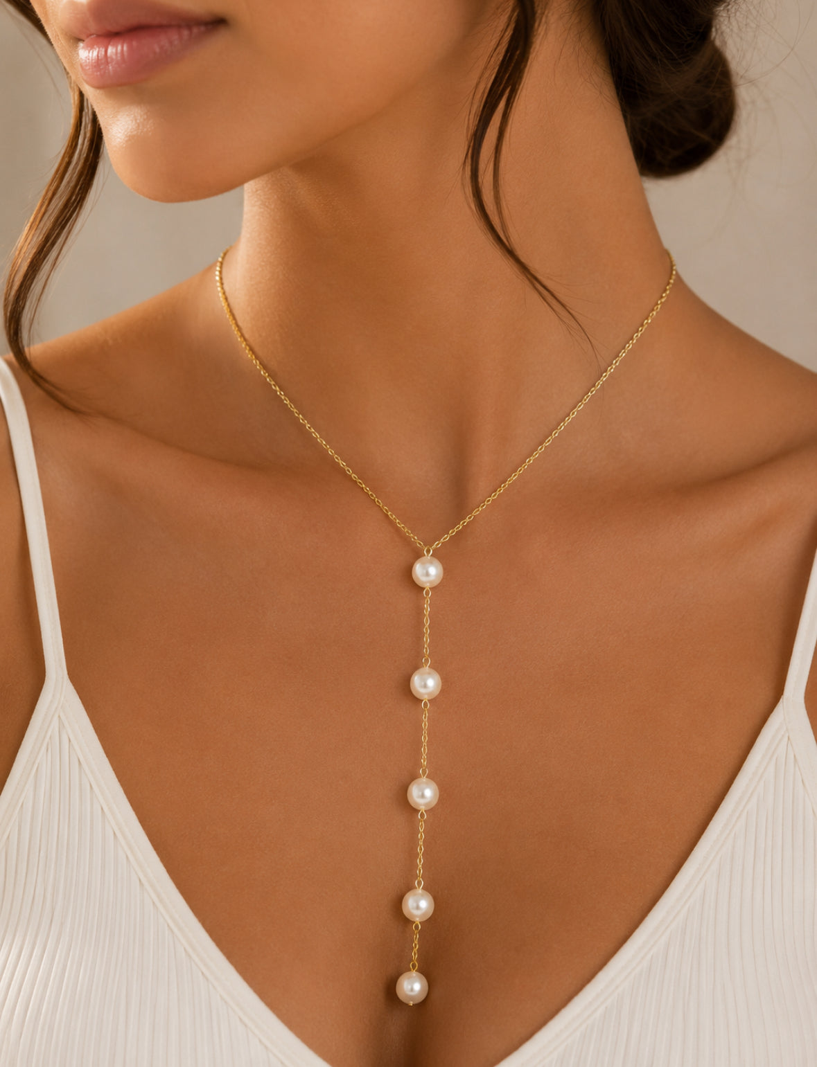 Pearl Cascade Lariat