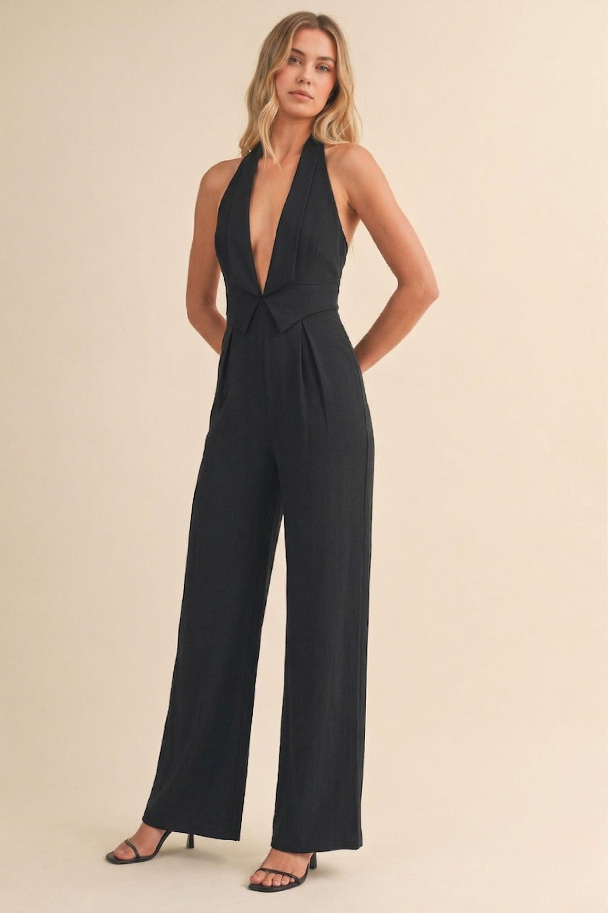 Noir Elegancia Jumpsuit