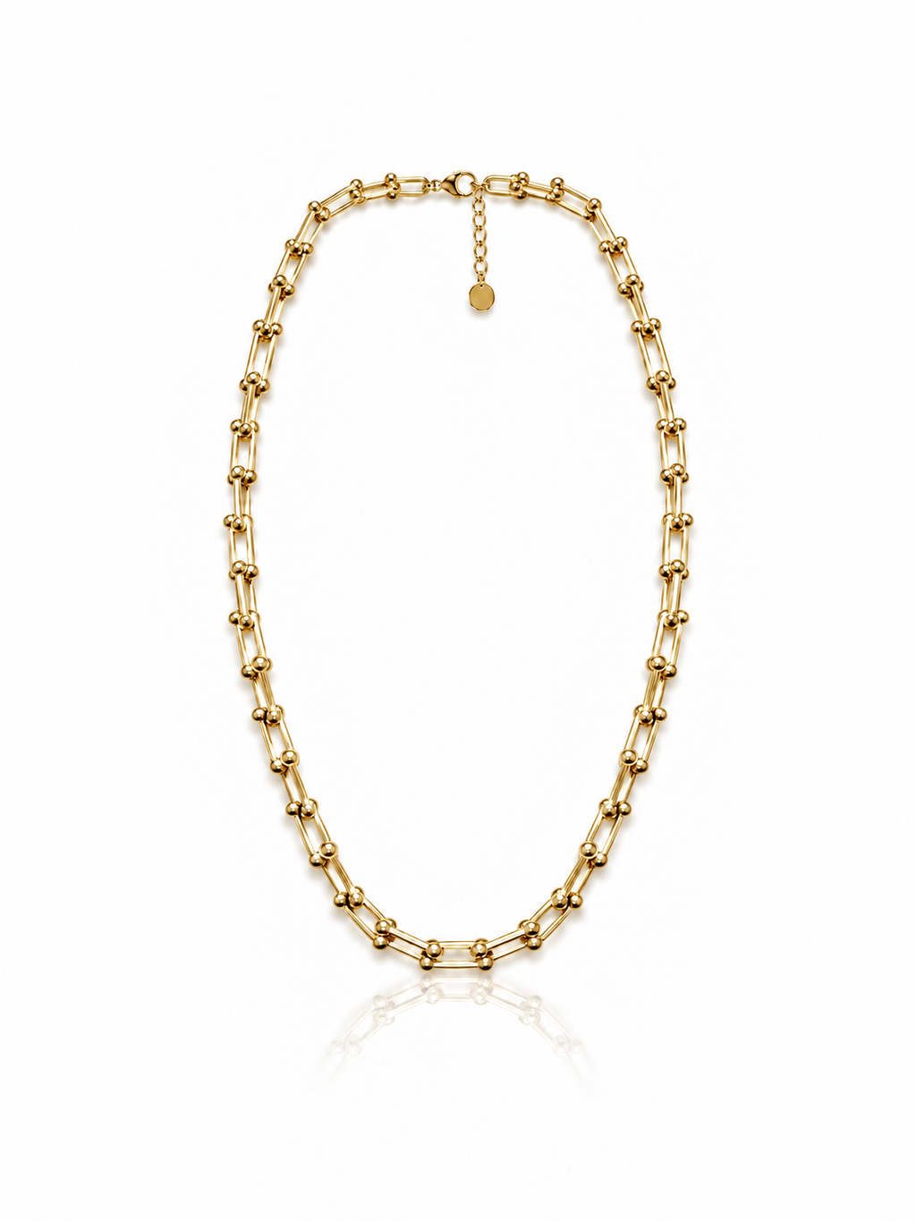Aurelia U-Link Necklace Gold
