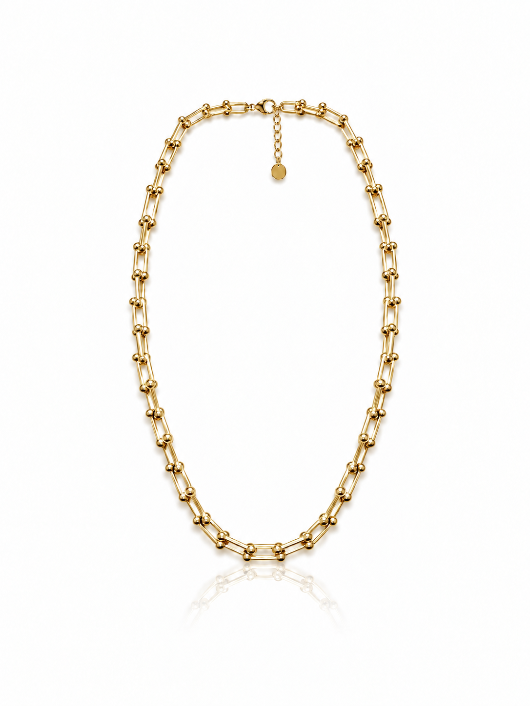 Aurelia U-Link Necklace Gold