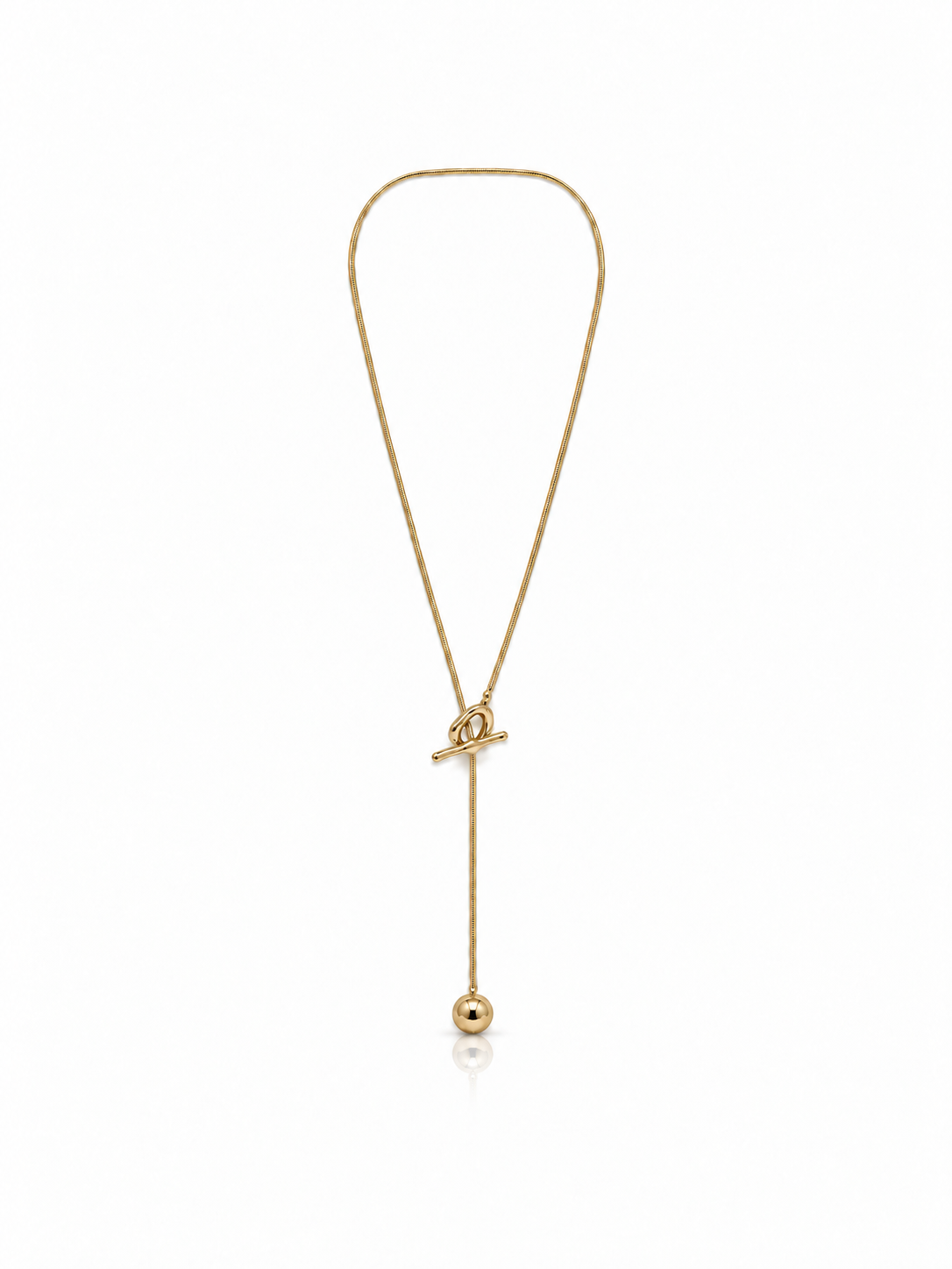 Soleil Horsebit Necklace gold
