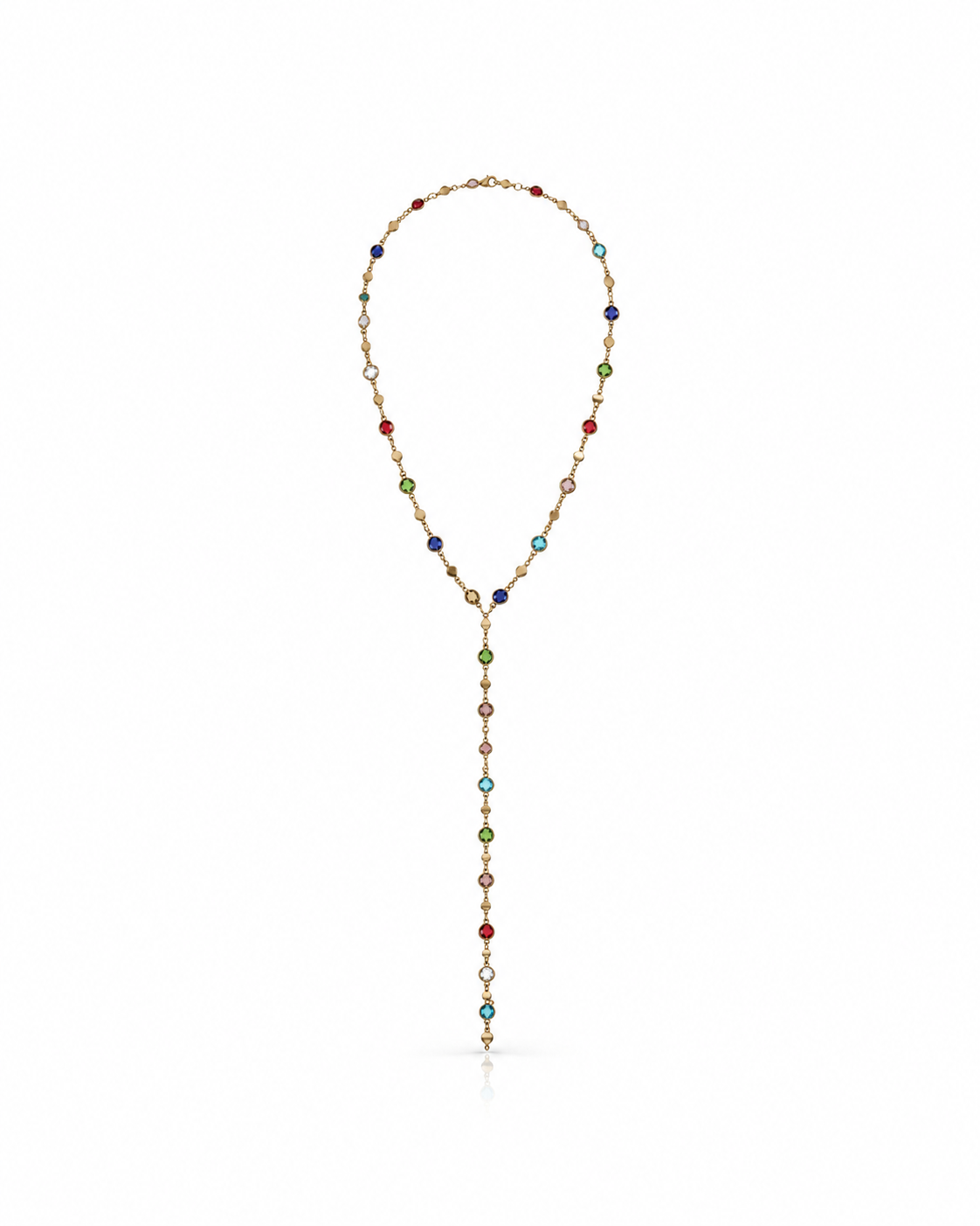 Aurora Gem Lariat Chain