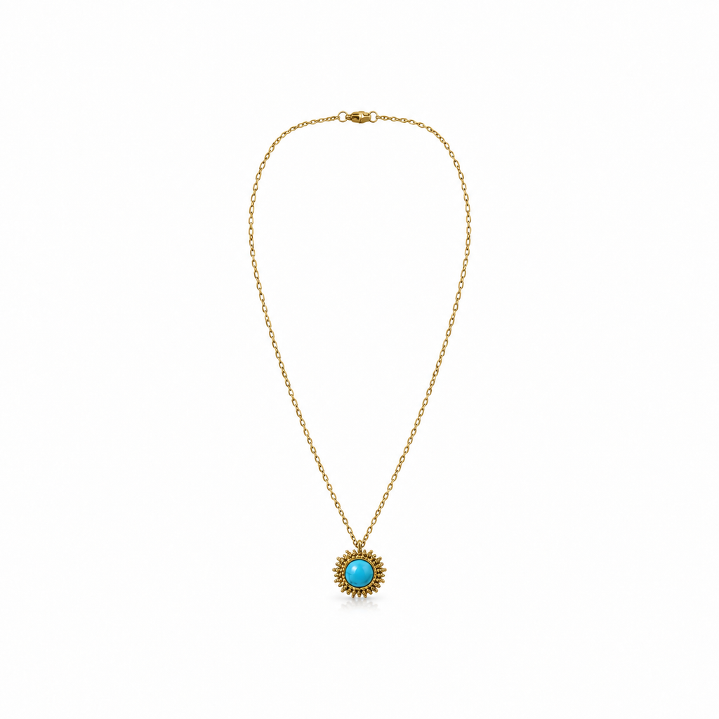 Azure Sun Necklace