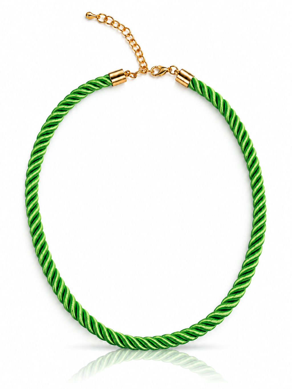 Collar de cuerda negro