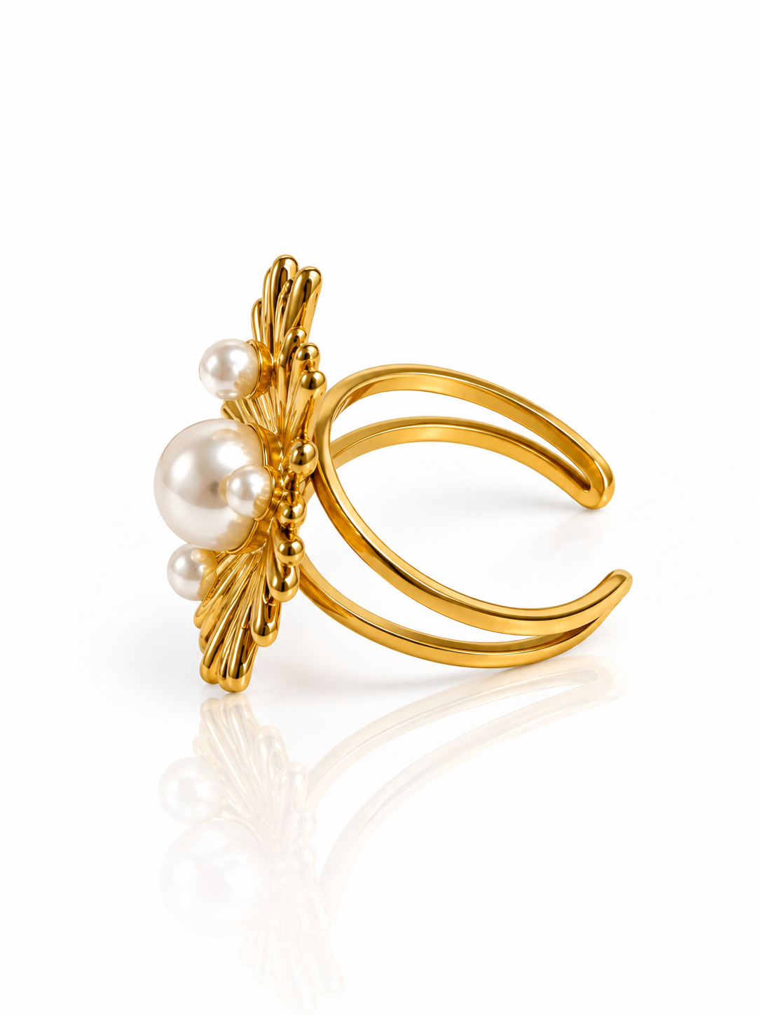 Aurelia Pearl Statement Ring