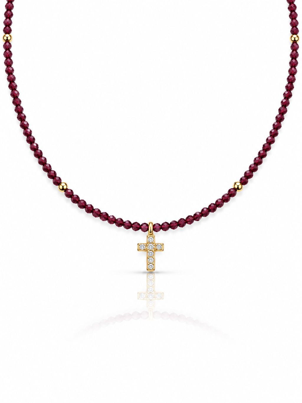 Collar Fe Carmesí