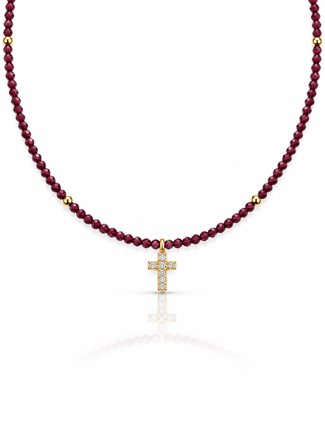 Collar Fe Carmesí