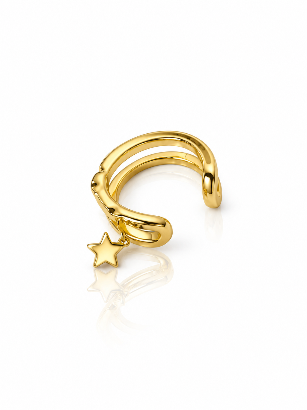 Ear cuff Luna Doble