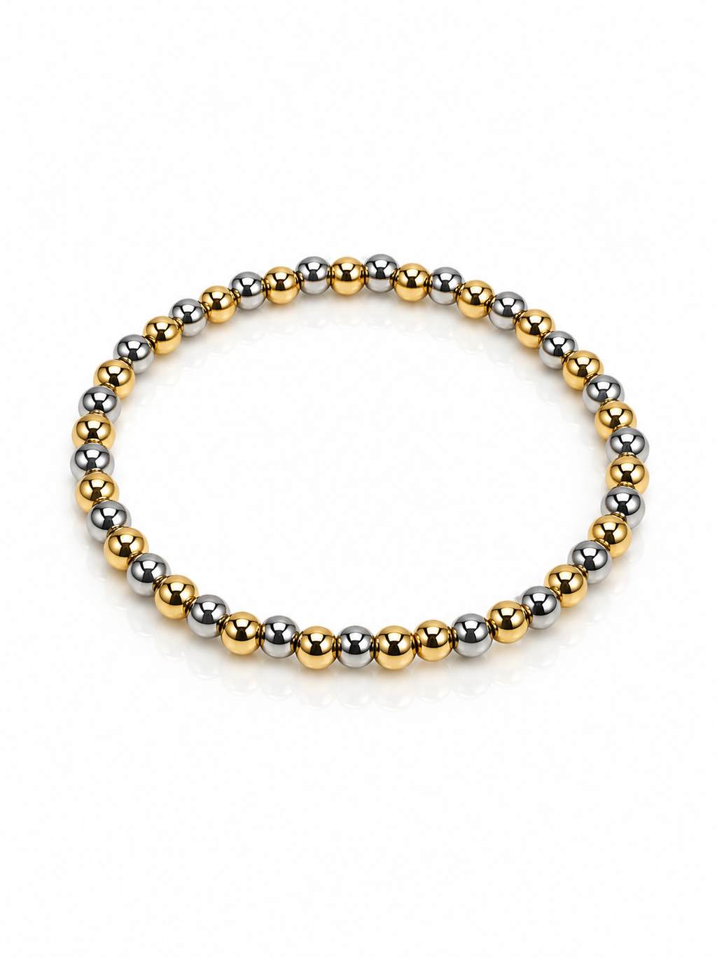 Duo Tone Beaded Bracelet