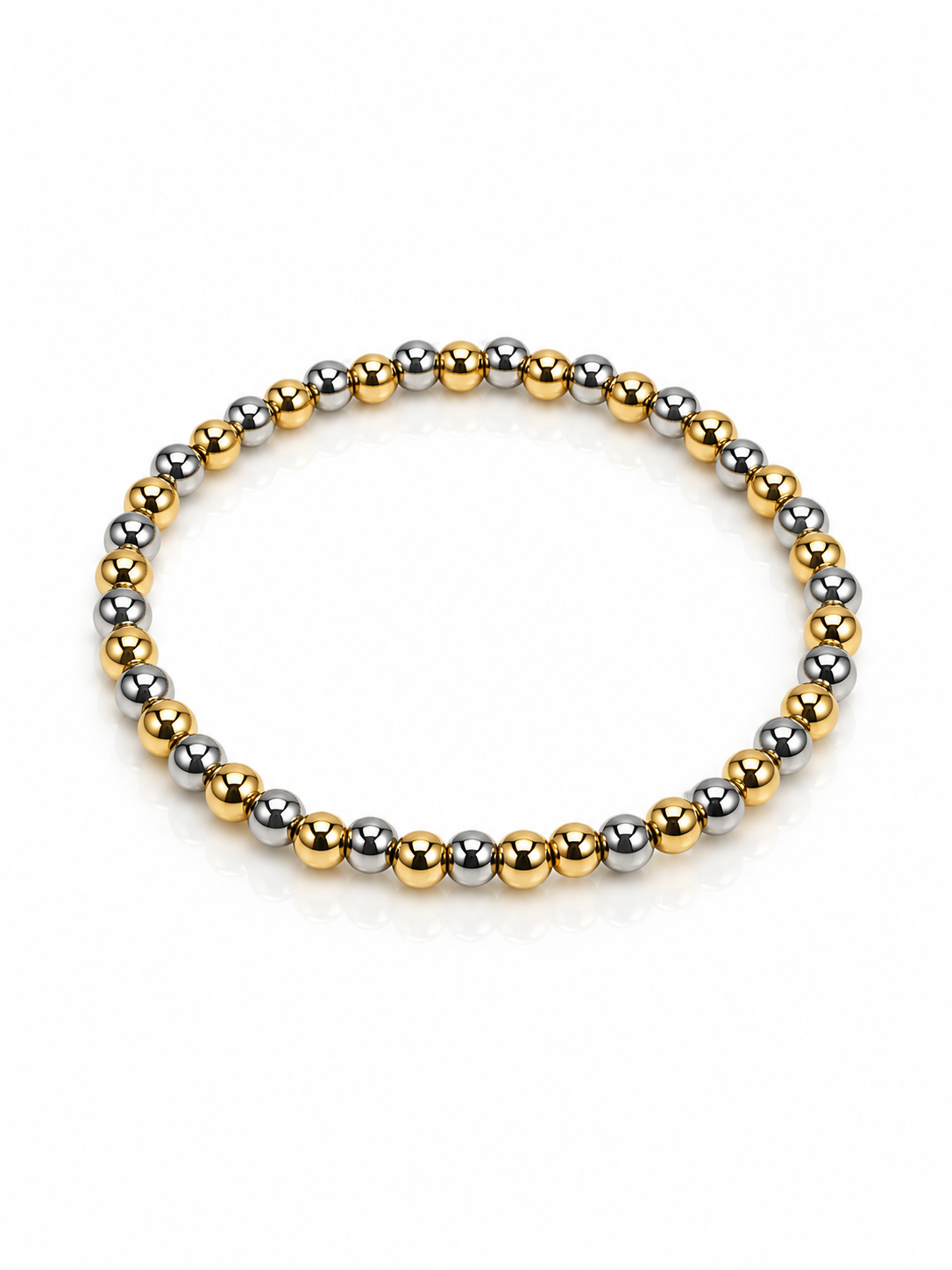 Duo Tone Beaded Bracelet