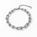 Aurelia Silver U-Link Bracelet