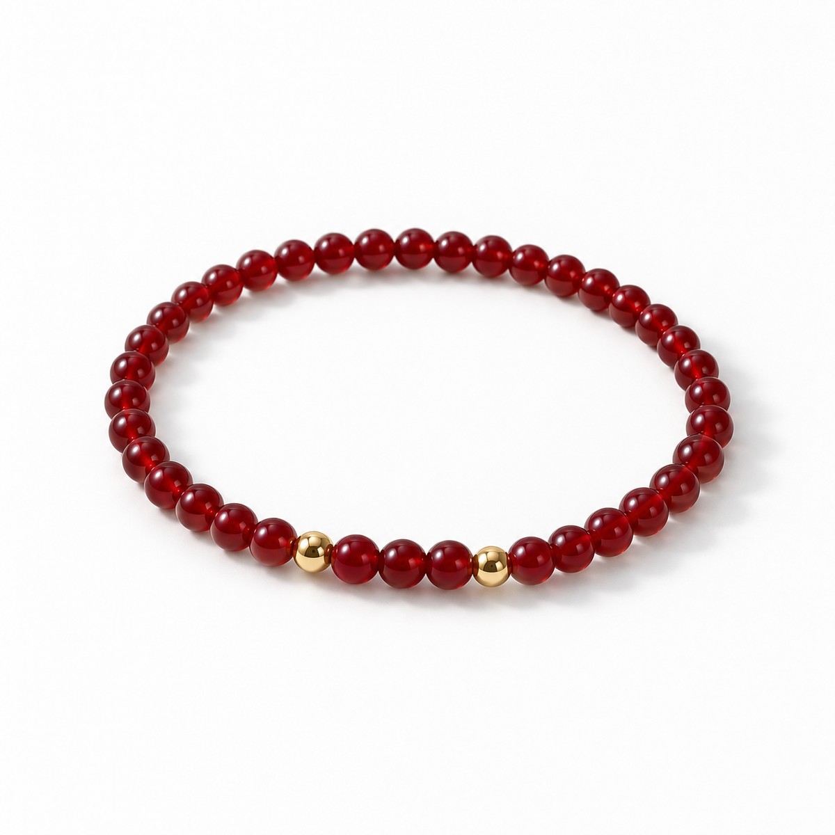 Scarlet Beaded Bracelet