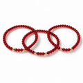 Scarlet Beaded Bracelet