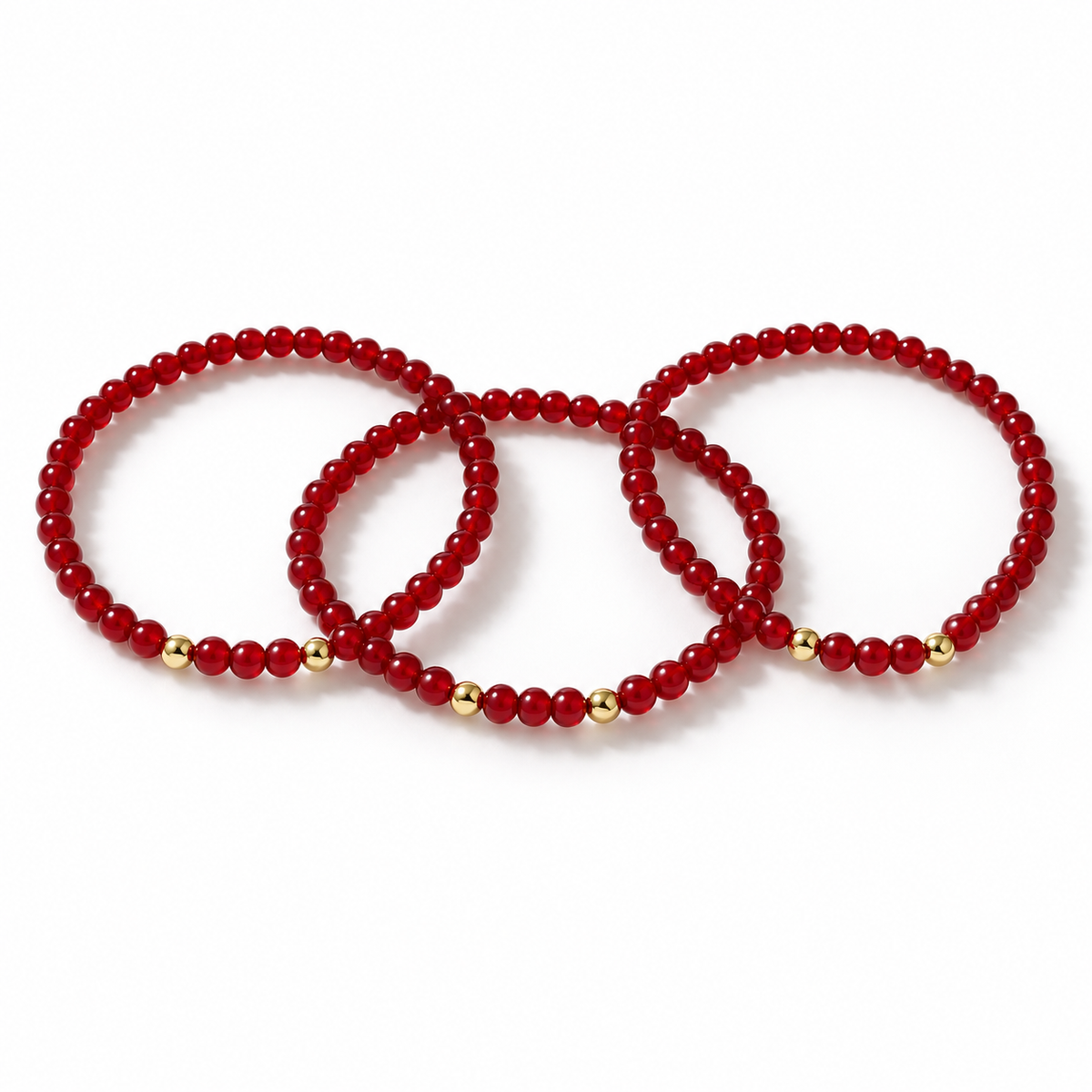 Scarlet Beaded Bracelet