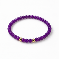 Purple Beaded Bracelet