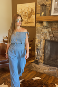 Conjunto de pantalón de mezclilla Elena
