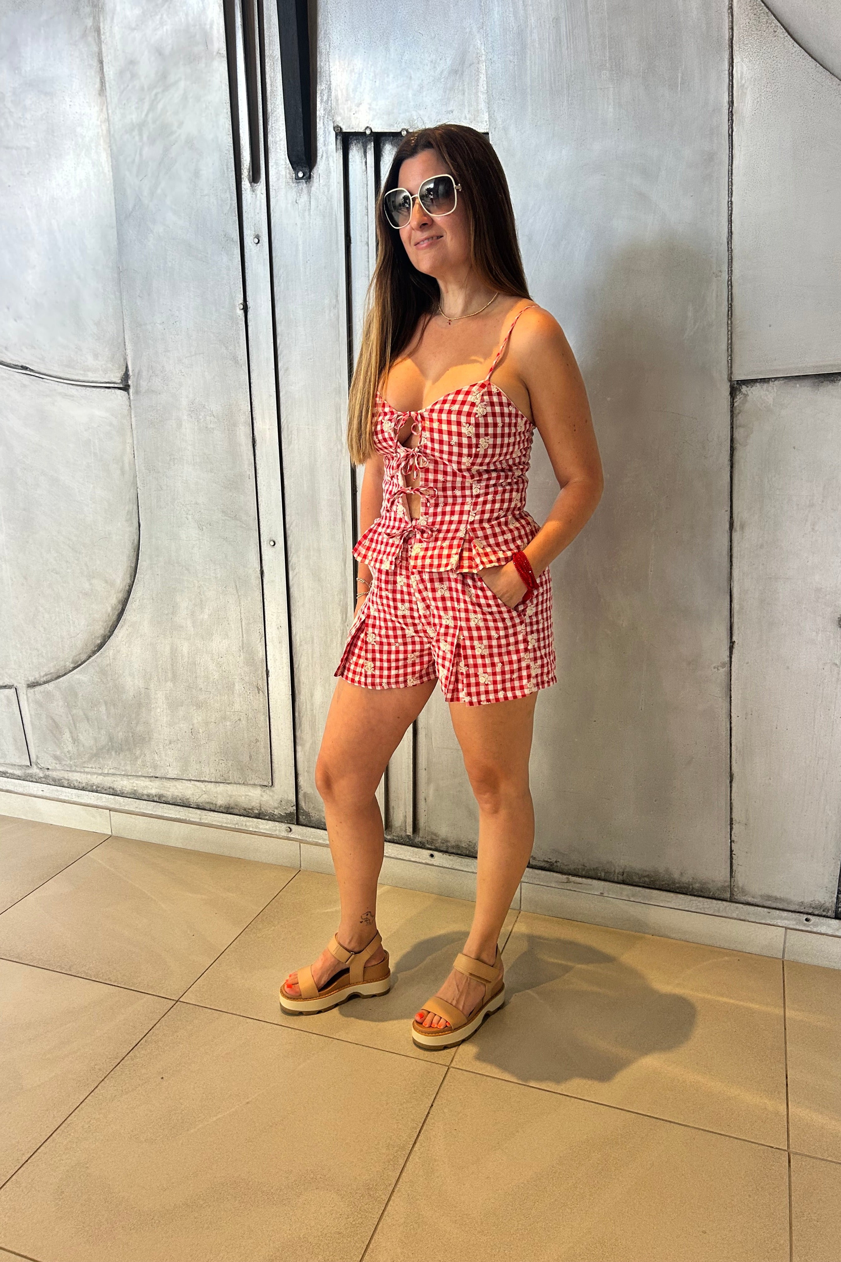 Isla Fresa Bow‑Tie Set