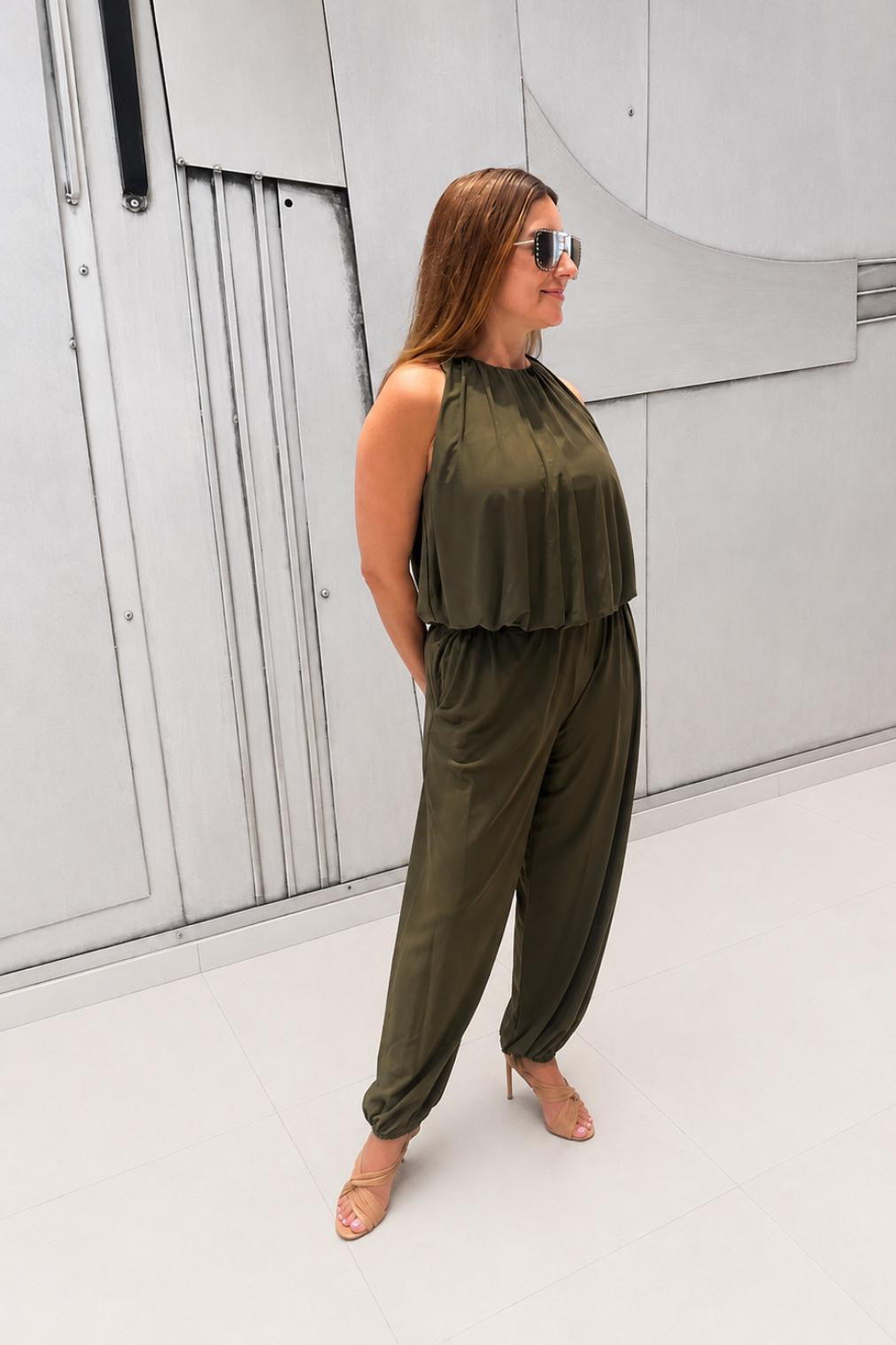Pantalón globo de ajuste holgado Vieques