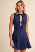 Vestido lazo Mar Azul