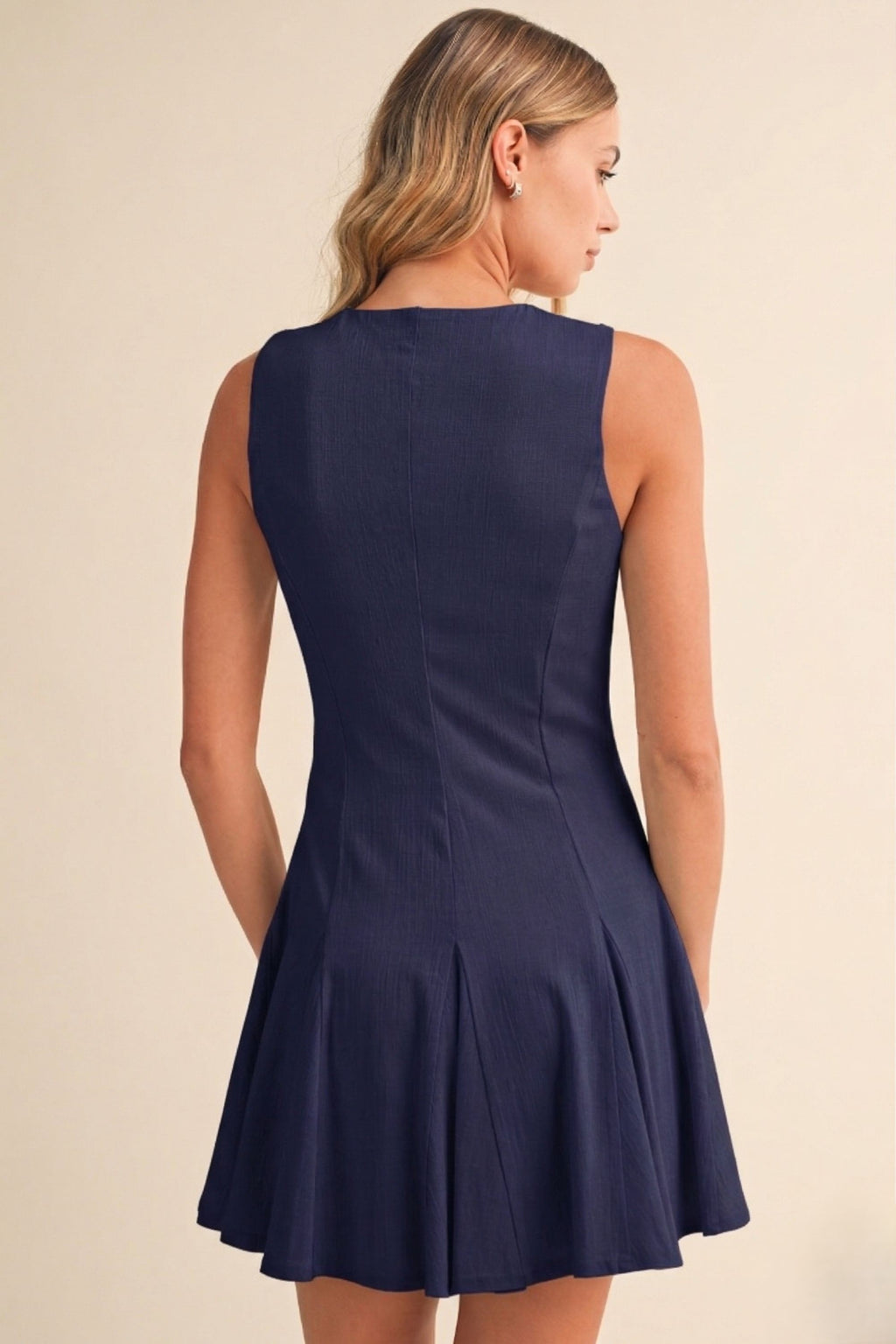 Vestido lazo Mar Azul