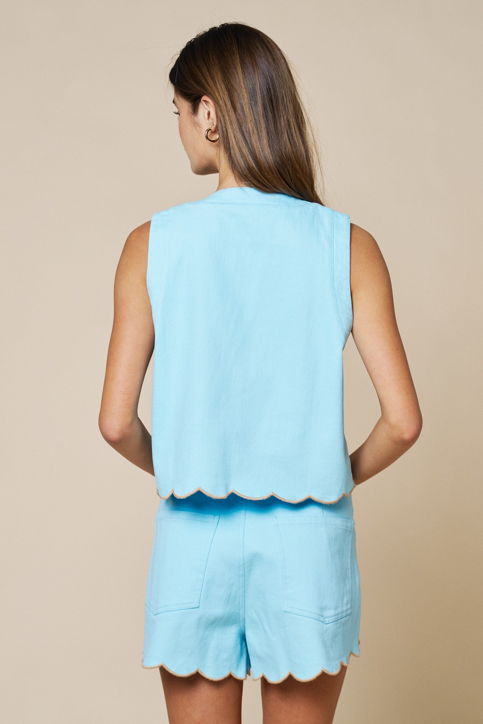 Azul Cielo Bordado Set