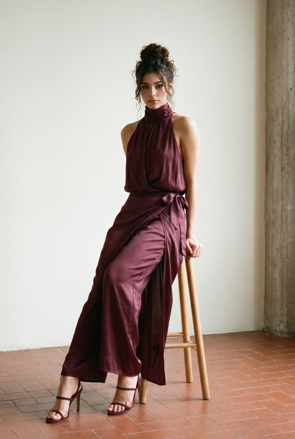 Palmanova Satin Pant Set